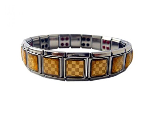 Bioexcel Wellness Bracelet Positive Energy Magnet Therapy Bracelet  - Gold/WD