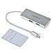 ABLEGRID® Premium Aluminum 2 USB 3.0 Port Type C Hub Sync Data 5Gbps Charger for Macbook