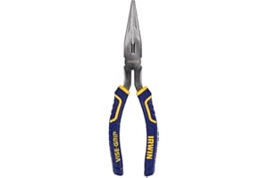 IRWIN VISE-GRIP Long Nose Pliers with Wire Cutter, 8-Inch (2078218)