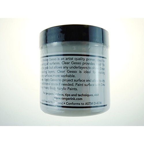 Ranger MDM46424 Dina Wakley Media Gesso 4oz Jar-Clear