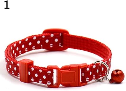 Whiie891203 Collar de perro, collar ajustable de nailon con ...