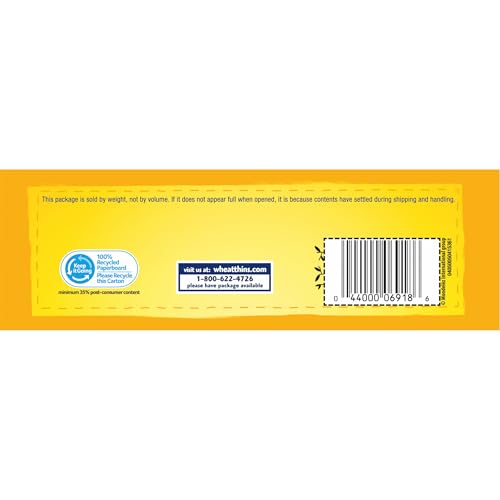 WHEAT THINS ORIGINAL SNACKS, WHOLE GRAIN WHEAT CRACKERS, SNACK CRACKERS, PARTY SIZE, 20 OZ BOX