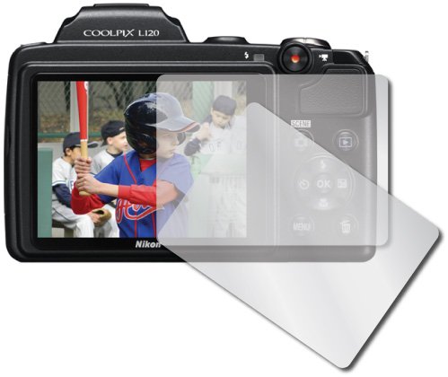 3x Nikon Coolpix L120 Digital Camera Premium Clear LCD Screen Protector Cover Guard Shield Flim Kit, No cutting, Perfect fit with Full Protection!