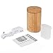 Syntus Essential Oil Diffuser, Real Bamboo Diffuser 160ml Ultrasonic Aromatherapy Diffusers with Waterless Auto Shut-Off for Home Office