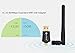 Wireless USB Adapter Neoteck Gold Pro AC 5G 600Mbps Dual Band USB WiFi Adapter 802.11 AC/B/G/N Maximum Speed up to 5G 433Mbps 2.4G 150Mbps Support Mac Windows 10 Windows 8 7 Vista XP