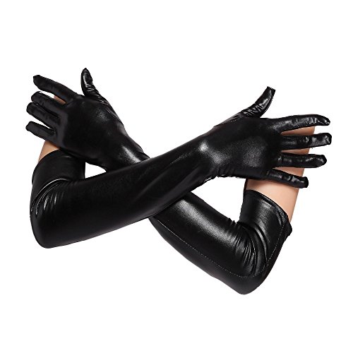 Long Satin Gloves in 