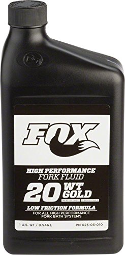 FOX Racing Shox Suspension Fluid - 32oz. Gold, 20wt. for FIT and Open Damper Cartridge
