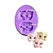 KALAIEN Venetian Ma Cake Silicone Mold for Cake Decorating Fondant Jelly Candy Chocolate Mold