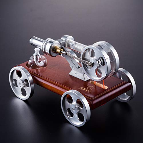 ZUJI Stirlingmotor Bausatz 1 Zylinder Motor Stirling Engine Kit DIY Modell Kit Educational Physik Spielzeug – Bild 6