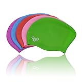 Waterproof Extra Large Swim Caps for Long Hair - Silicone Swimming Cap Dreadlocks Women & Ladies That Keeps Hair Dry