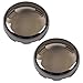 Amazicha 2 PCS Smoke Bullet Turn Signal Lens Covers for Harley-Davidson 1997-2018
