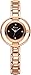 Lava Watches Women's Rose Gold Stainless Steel Watch With Black Dial Analog Lady Fashion Luxury