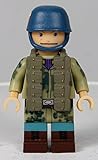 Army Minifigure WWII German BLUE Fallschirmjager (Paratrooper) Custom Building Military Soldier