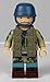 Army Minifigure WWII German BLUE Fallschirmjager (Paratrooper) Custom Building Military Soldier