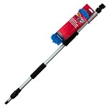 Detailer's Choice 4B369 Flow-Thru Vehicle Wash Brush with 60-Inch Telescoping Handle - 1-Each