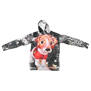 VALICLUD Unisex Kerst Sweatshirt Realistische 3D Print Xmas Pullover Shirt Hoodies Kerstfeest Gunsten Stijl 2