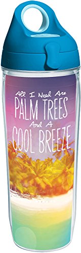 Tervis 1235655 Palm Tree Cool Breeze Tumbler with Wrap and T