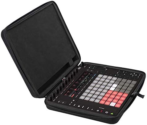 BUBM Portable Storage Case for Ableton Push2 Controller, Hard-Shell All-Around Protector, Padded Foam, Crashproof Shockproof Portable Travel Case, Professional DJ Equipment Carrying Bag