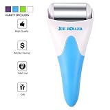 Stainless Steel Ice Roller for Face & Eye,Puffiness,Migraine,Pain Relief and Minor Injury,Skin Care Products By ESARORA (Blue)