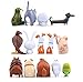 BIGOCT The Secret Life of Pets Mini Pets Collectible Figures Action Figure, 14 Pieces