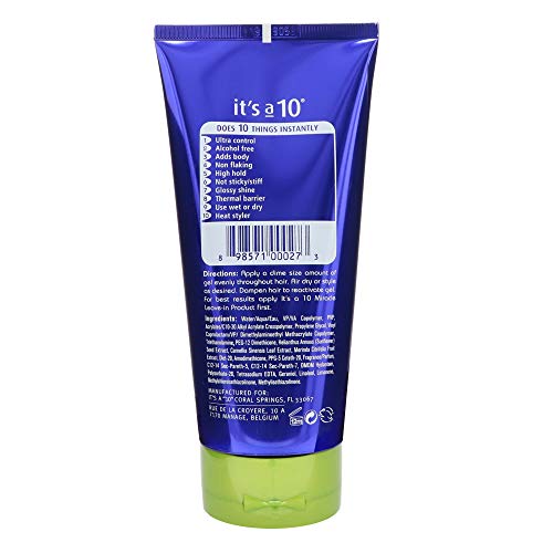 It‘s A 10 Miracle Firm Hold Gel – 145 Ml, Stark Haltend Aber Flexibel, Für Weiche Styles