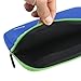 Evecase UltraPortable Handle Carrying Neoprene Sleeve Case Bag Compatible with Fuhu Nabi Jr. / nabi Jr. S - Kids Tablet / nabi Jr. Nick Jr. Edition Tablet 5 inch Android Kids Tablet - Blue