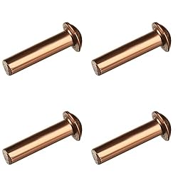 Aicosineg 50Pcs Solid Rivet 0.16in Dia 0.63in