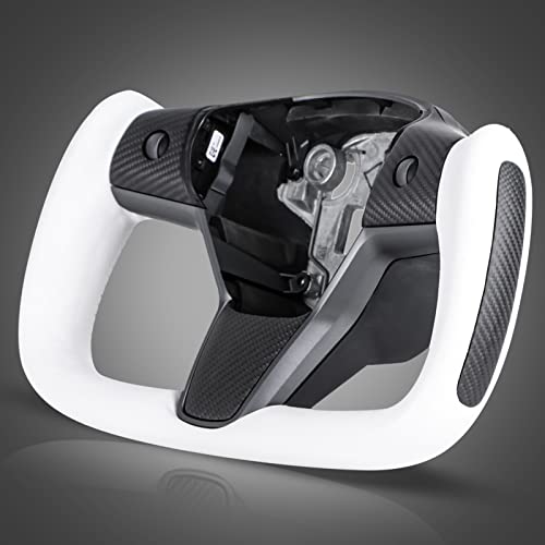 TSLAUCAY Tesla Yoke Steering Wheel for Model 3&Y 3K Carbon Fiber Model