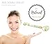Jade Facial Roller for Face Massager – w/Gua Sha Tool - 100% Real Jade Anti Aging Eye Roller - Lymphatic Drainage Facial Massager