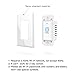 Smart Switch, Homeyard Smart Light Switch In-Wall Phone WiFi Remote Control Wireless Switch No Hub Required, Compatible with Alexa and Google Assistant (1 pack)