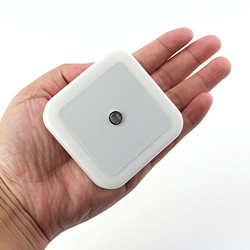 Minerva 0.5W Plug - in LED Night Light Lamp with Smart Sensor, Dusk to Dawn Light White Soft Brightness for Bedroom, Bathroom, Hallway and Baby's Room, FCC Approved, 4 - pack - Thumbnail 5