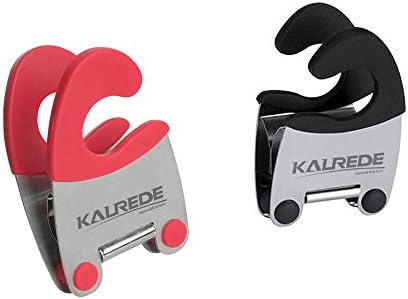 Pot clip spoon holder spoon rest,black & red,set of 2