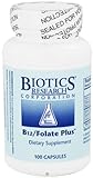Biotics Research, B12/Folate Plus 100 Capsules
