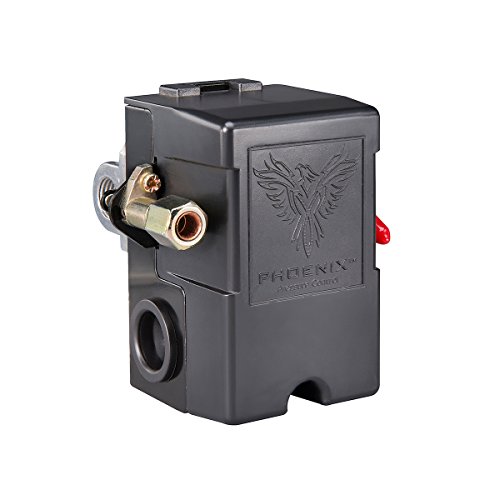Phoenix 69MB9LY2C 135/175 PSI 4-Port Air Compressor Switch with Unloader & Auto/Off (Furnas type)