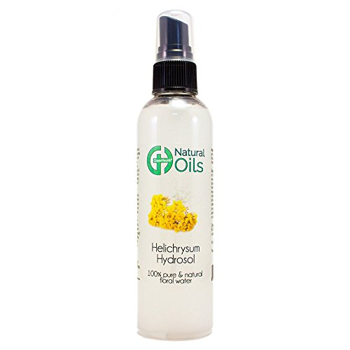 Helichrysum Hydrosol (Floral Water) - 4 fl oz Plastic Bottle w/ Black Spray Cap