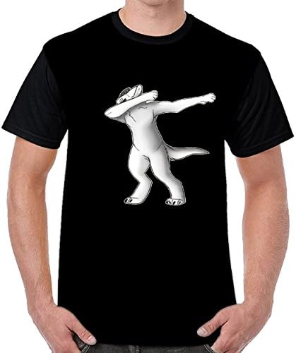 HOLDBEST Best Quality DAB Design T-Shirt Men Short Sleeved T - Shirt Printing Tee Logo 3D Printing Good Quality Man Tee Black