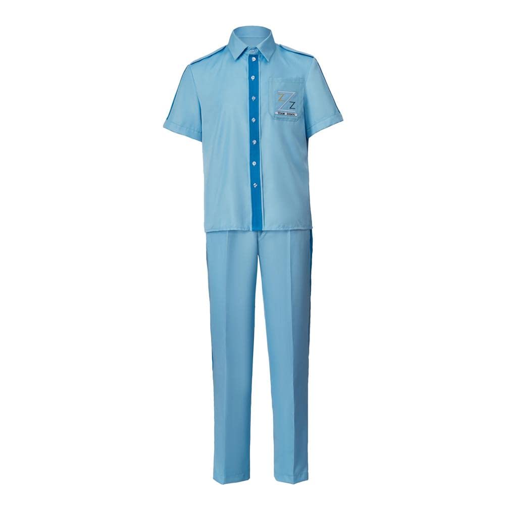 Photo 1 of VEECOOCOS Life Aquatic with Steve Zissou Costume Men's Short Sleeve Work Uniform Outsuit-XXL
