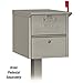 Designer Roadside Mailbox, Nickel