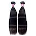 Zorssar Hair 10 A Brazilian Straight Hair Extensions 100% Unprocessed Virgin Human Hair Weave 3 Bundles Silk Soft Natural Color Can be Restyled
