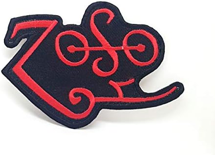 ZOSO Led Zeppelin Red T Shirt Iron Sew On Embroidered Patch