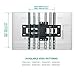WALI TV Wall Mount Bracket Full Motion Articulating Extend Arm for Most 23-55 inches LED, LCD, OLED Flat Screen TVs up to 99lbs VESA 400x400mm with Tilting for Display (FTM-1), Black