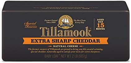 Tillamook Cheese 2lb Baby Loaf (Choose Flavor Below) (Extra Sharp Cheddar)