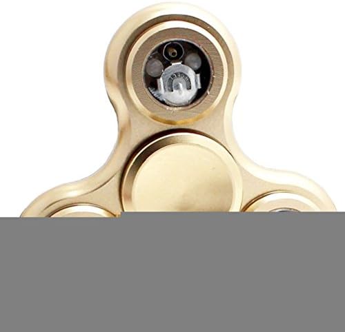 1x Design Led Glow in the Dark Hand Spinner Flash Colorful Gyro Focus Relieves Anxiety Toys
