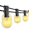 Lichtslingers VoorBuiten, 10m G40 Vintage Edison-lampen 30 Hangende Stopcontacten,Lichtslingers Voor Binnen/Buiten voor…