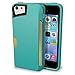 Smartish iPhone 5c Wallet Case - Slite Card Case for iPhone 5c [Ultra Slim Protective iPhone Wallet] - (CM4) - Pacific Green