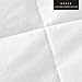 downluxe Lightweight White Down Comforter King Size - Down Duvet Inserts,230 Thread Count 550+ Fill Power,100% Cotton Shell Down Proof with Tabs