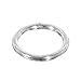Set of 20 Silver Metal O-Rings for Purse Straps, Bags, and Backpacks