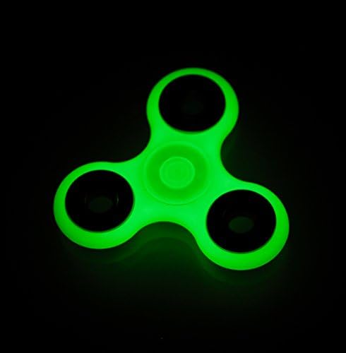 BEISTA Fidget Spinner Toy Stress Reducer – Tri-Spinner Fidget Toy High Speed with Four Bearing Hand spinner Fidget Toy Perfect for Anxiety, Autism, ADHD, ADD (Gray)
