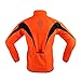 ARSUXEO Winter Warm UP Thermal Softshell Cycling Jacket Windproof Waterproof Bicycle Mountain Bike Clothes 15-K Orange Size XX-Large