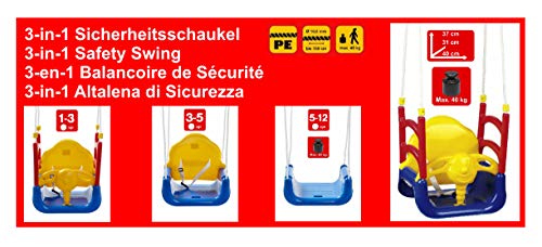 Schaukelgestell mit 3in1 Babyschaukel 3-in-1 Outdoor mitwachsend 3in1 Garten Draussen Indoor Türrahmen Kleinkind (3-in-1… – Bild 4